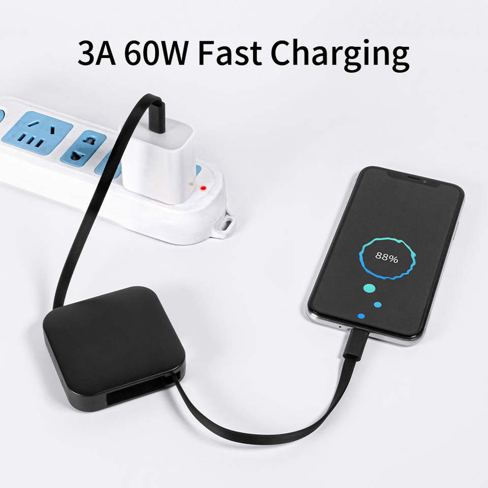 Voltway 4 in 1 Retractable Usb Cable