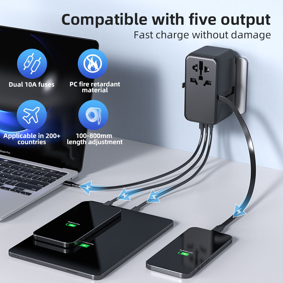 VoltWay PD 70W Universal Travel Charger