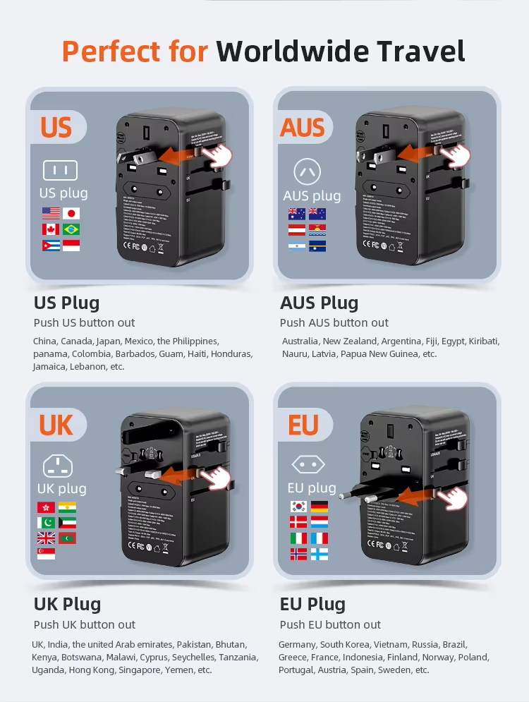 VoltWay PD 70W Universal Travel Charger