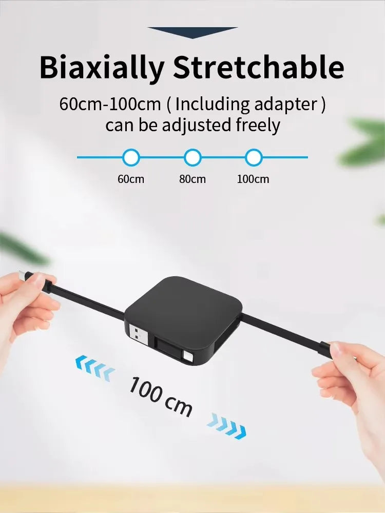 Voltway 4 in 1 Retractable Usb Cable