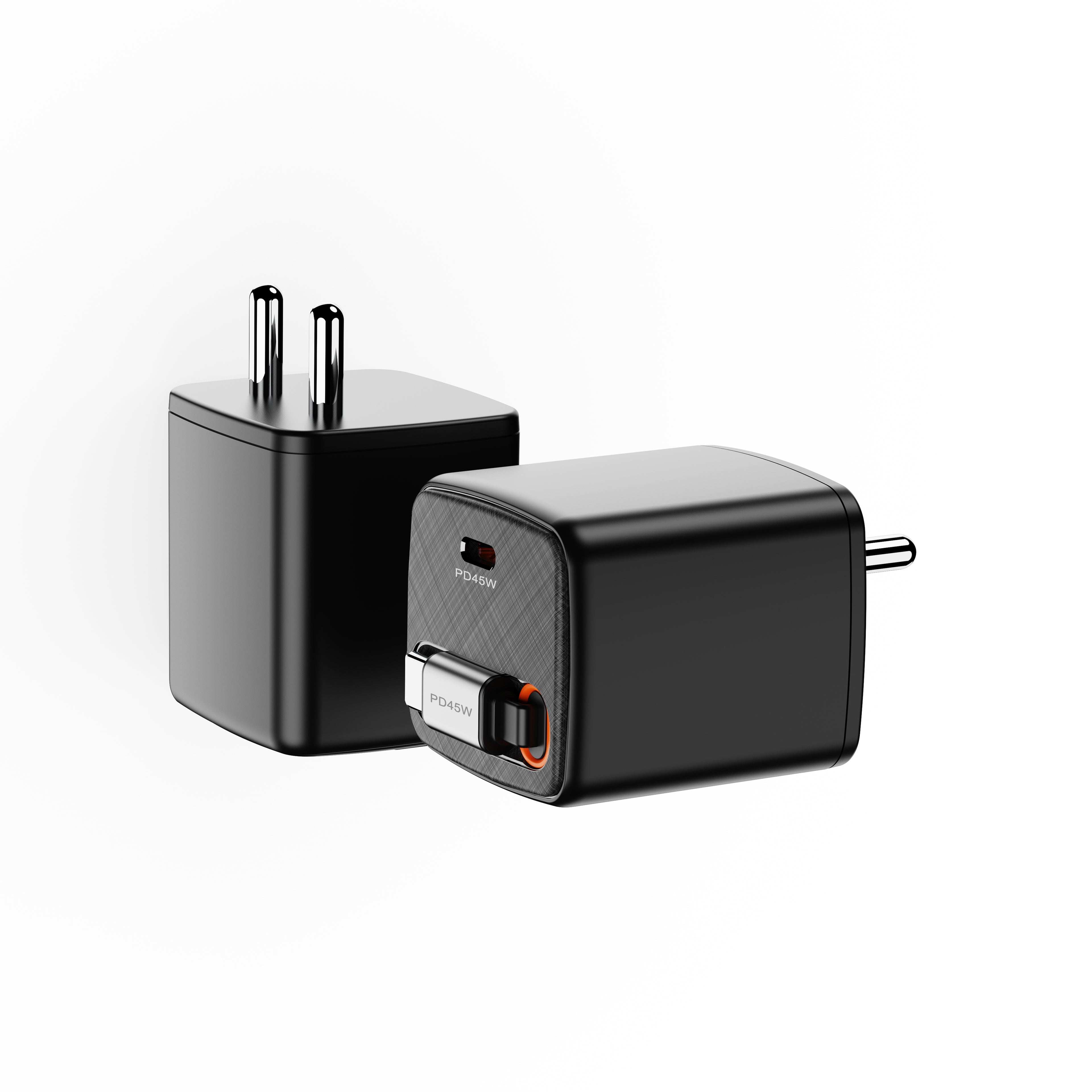 VoltWay Built-in retractable wire PD 45W GaN Fast Charger™